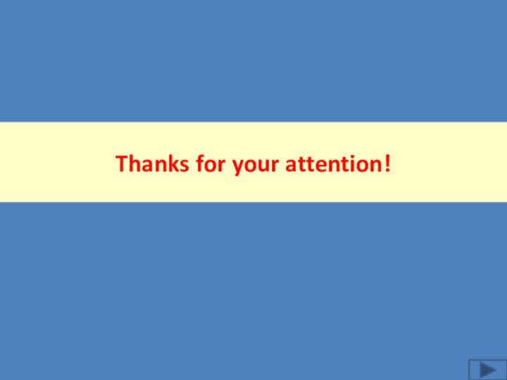 Thanks for your attention!