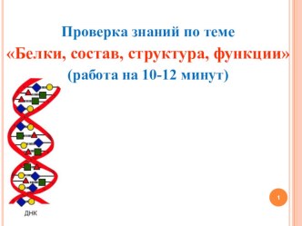 Презентация Нуклеиновые кислоты (9 класс)