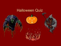 Презентация по английскому языку на тему Halloween Quiz(5 класс)