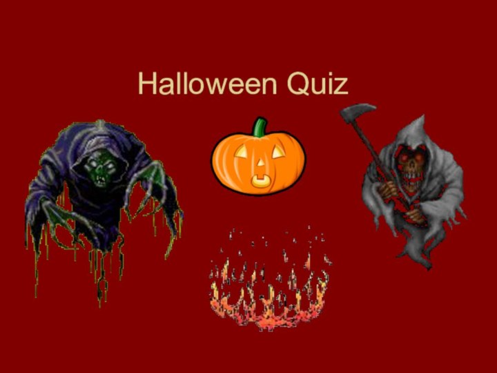 Halloween Quiz