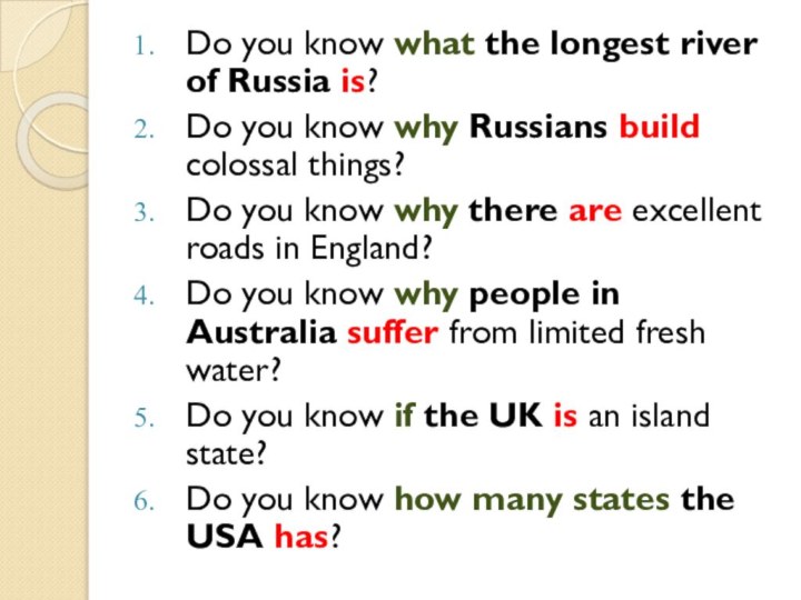 Do you know what the longest river of Russia is?Do you know