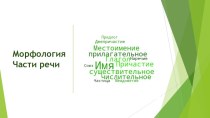 Презентация по русскому языку на тему Имя существительное. Морфологические признаки (6 класс)