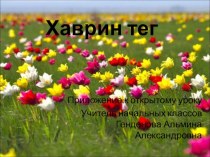 Презентация к уроку калмыцкого языка про красоту весенней степи Хаврин тег