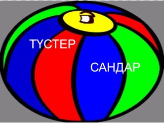 Сандар презентация ҚМҰҚ сабағына