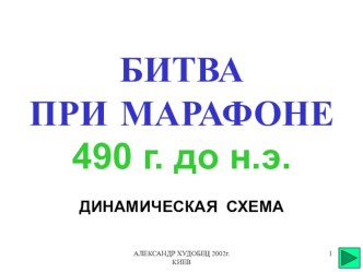 Победа греков над персами в Марафонской битве