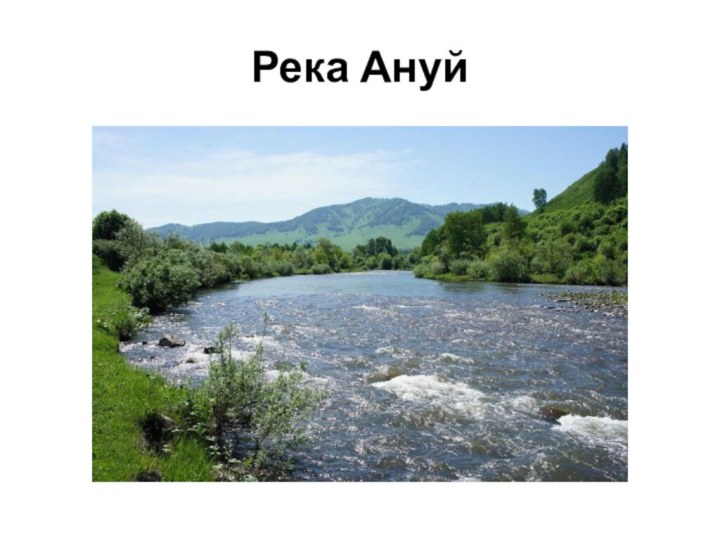 Река Ануй