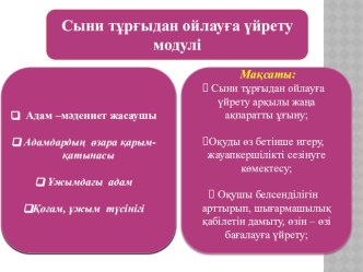 Сыни тұрғыдан ойлау технологиясын қолдану тәжірибемнен