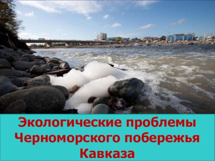 Экологические проблемы Черноморского побережья Кавказа