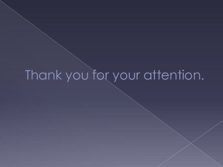 Thank you for your attention.