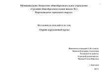 Презентация Исследовательская работа по теме Охрана окружающей среды