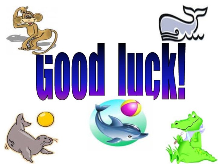 Good luck!