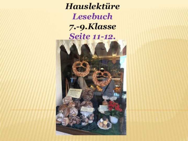 HauslektüreLesebuch 7.-9.KlasseSeite 11-12.