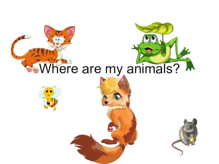 Where are my animals?