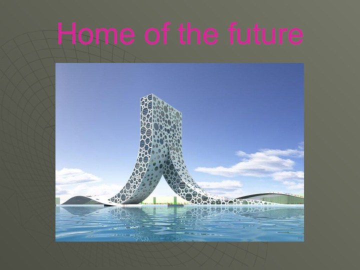 Home of the future