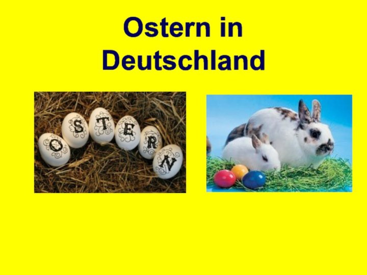 Ostern in Deutschland