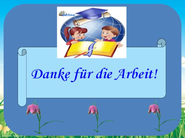 Danke für die Arbeit!