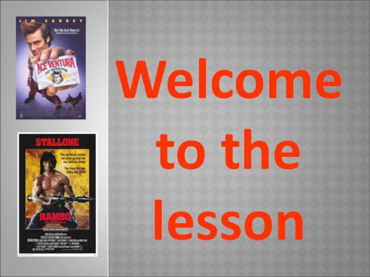 Welcome to the lesson