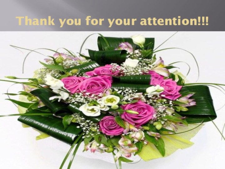 Thank you for your attention!!!