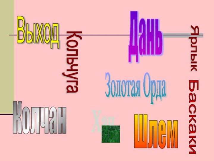 Шлем Ярлык Колчан Хан Золотая Орда Дань Выход Кольчуга Баскаки