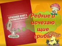 Презентация Красная книга Ярославской области. Редкие и исчезающие грибы