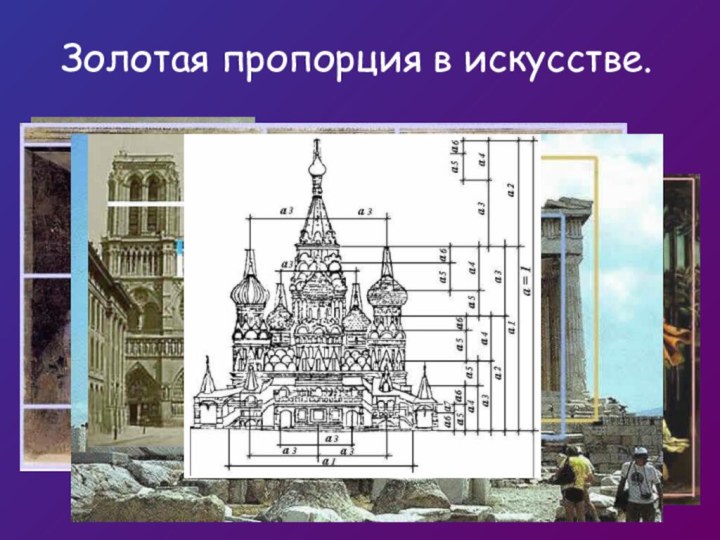 Золотая пропорция в искусстве.