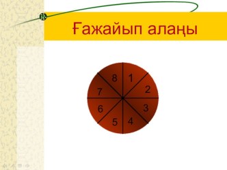 Ғажайып алаң ойыны информатика пәнінен