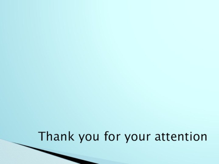 Thank you for your attention