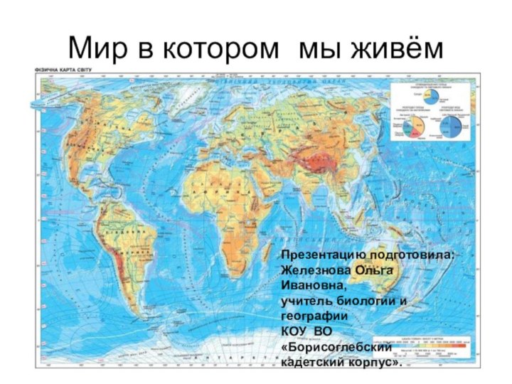 Мир в котором мы живёмПрезентацию подготовила:Железнова Ольга Ивановна,