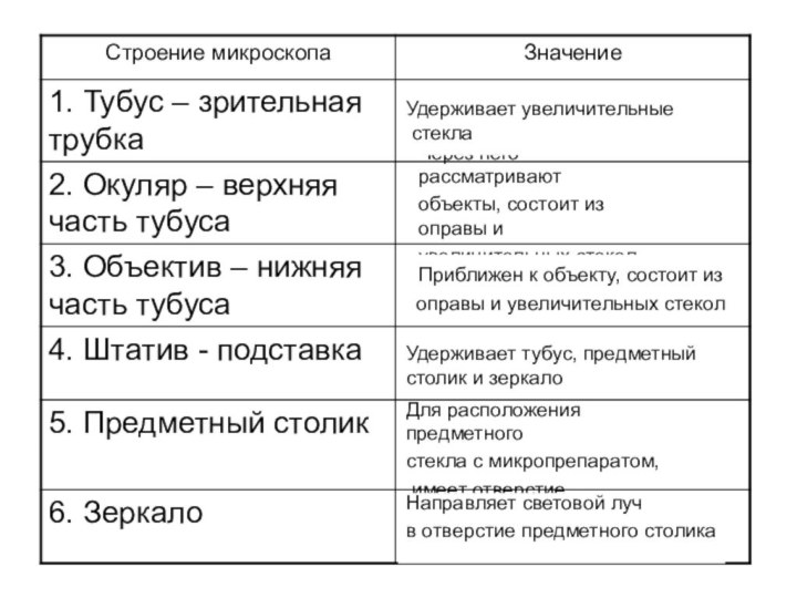 Через него рассматривают объекты, состоит из оправы и увеличительных стеколПриближен к объекту,