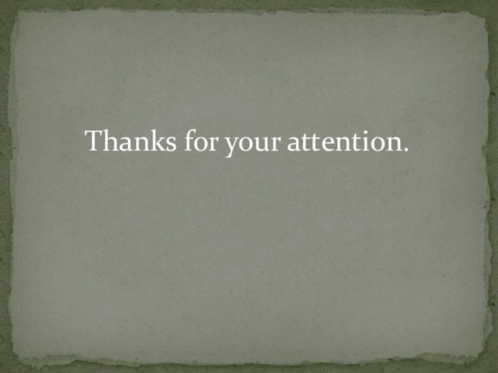 Thanks for your attention.