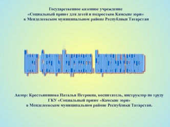 Презентация проекта Валяный сувенир