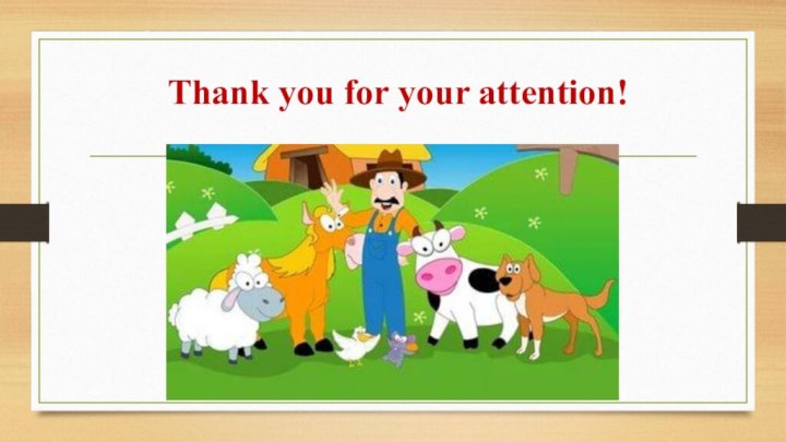 Thank you for your attention!