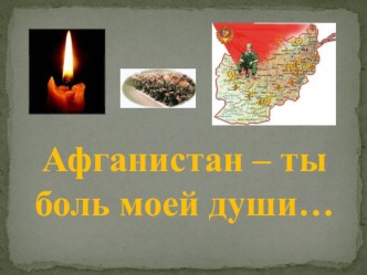 Презентация по ОБЖ на тему Урок памяти посвящённый 26 годовщине вывода советских войск из Афганистана (10 класс)