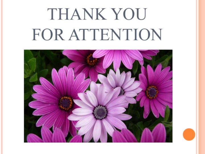 THANK YOU  FOR ATTENTION