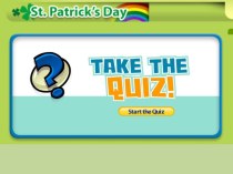 Презентация по английскому языку Quiz St Patrick