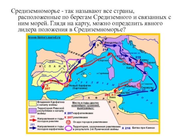 Средиземноморье - так называют все страны, расположенные по берегам Средиземного и связанных