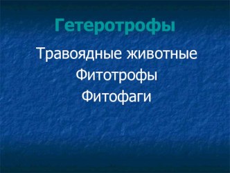 Презентация по биологии на тему Фитофаги