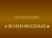 Презентация по окружающему миру на тему: Земноводные (2 класс).