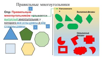 Правильные многоуголиники 9 класс