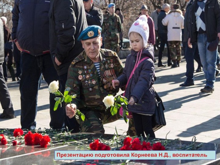 Презентацию подготовила Корнеева Н.Д., воспитатель Презентацию подготовила Корнеева Н.Д., воспитатель