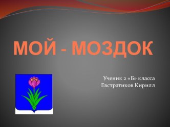 Презентация к проекту мой Моздок