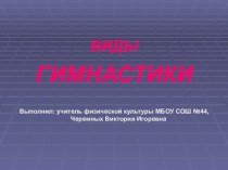 Презентация по физической культуре на тему: Гимнастика