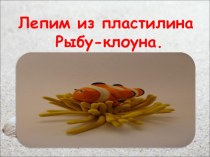 Материалы для кружка Рыба-клоун.