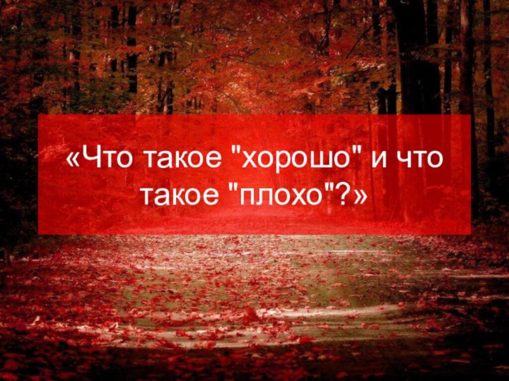 «Что такое 