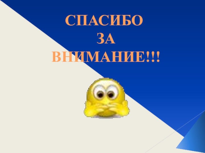 СПАСИБО ЗА ВНИМАНИЕ!!!