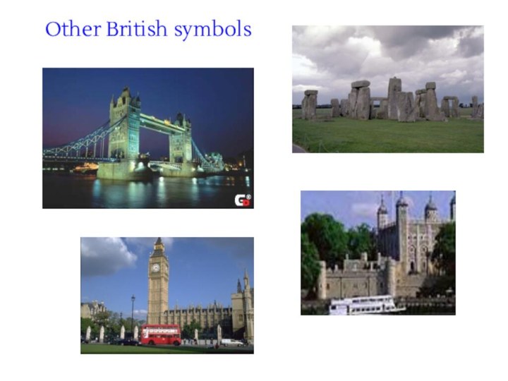 Other British symbols