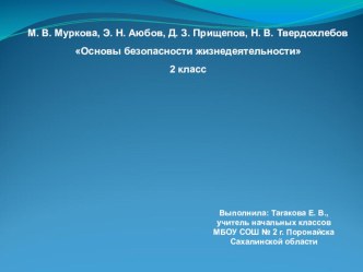 Презентация по ОБЖ на тему О чём нужно помнить, выходя из дома (2 класс)