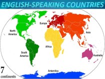 Презентация по английскому языку на тему English speaking countries