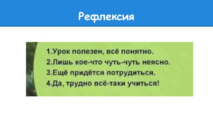 Рефлексия