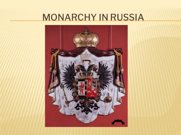 Monarchy in Russia
